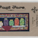 Vegi Jars 17" x 35" Quilt Pattern - A Cozy Pattern by Janice Ellertson - Uncut