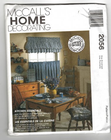 McCall's Home Decorating 2056 Kitchen Essentials Pattern - Uncut