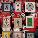 On The Fifty Yard Line Cross Stitch Book - Football, Band, Cheerleader - Designs by Nanci