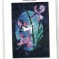 Miss Iris Applique Pattern #49 - 22" x 30" Block - NO FABRIC FACE - Reva Roark Stewart