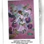 Miss Hollyhock Applique Pattern #102 - 22" x 30" Block - NO FABRIC FACE - Reva Roark Stewart