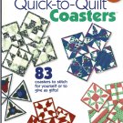 Quick-to-Quilt Coasters, 83 Quilted Coasters Pattern Book - House of White Birches 141236