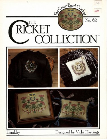 Heraldry Designed by Vicki Hastings Cross Stitch Pattern  - The Cricket Collection No. 62