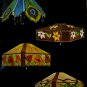 Stained Glass Lamp Patterns - 10 Full-Size Patterns - Hidden House Publications
