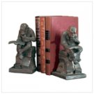 31447 "Liberty Bronze" Reading Monkey Bookends