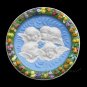 [S89 (N)] 11,3/4” Della Robbia ceramic plaque ANGELS Hand made in Italy