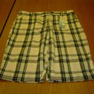 NWT sz 8 Womens IZOD Linen Shorts Pink White and Black