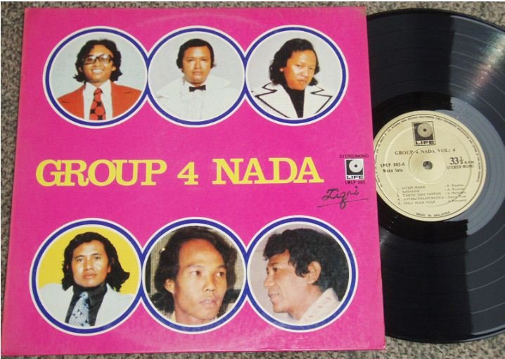 Indonesia Group 4 Nada vol.4 Malay pop LP #LMLP085 (40)