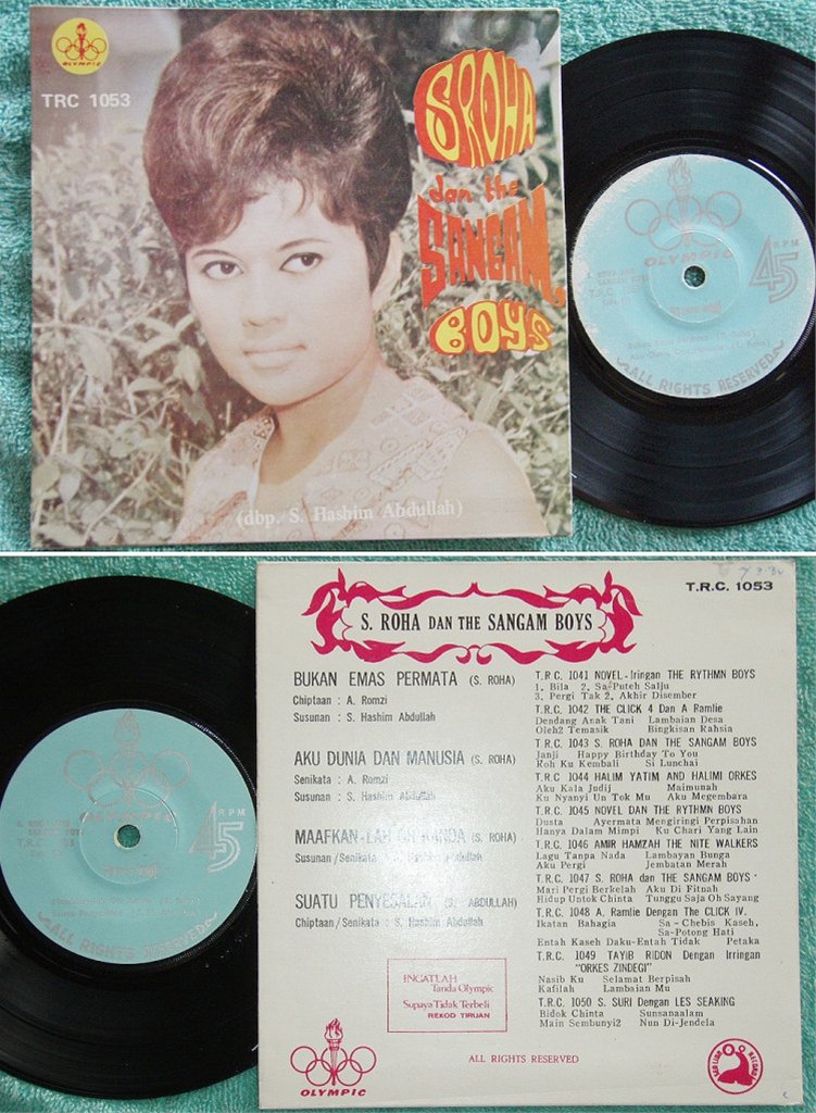 Malaysia S.Roha & The SANGAM BOYS Malay garage pop EP #1053(678)