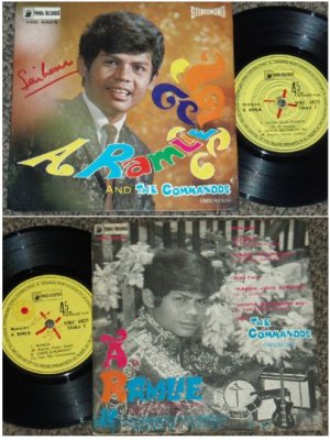 A. Ramlie and The Commandos (Indonesia) Malay EP #HRC6825(316)