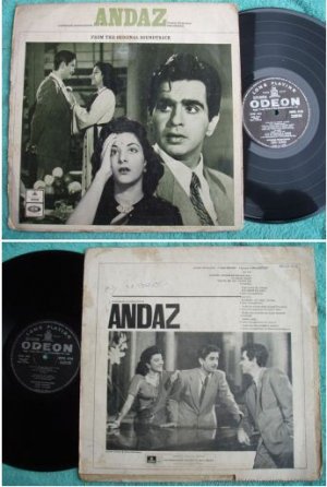 India Bollywood ANDAZ Naushad Odeon LP #4116 (162)
