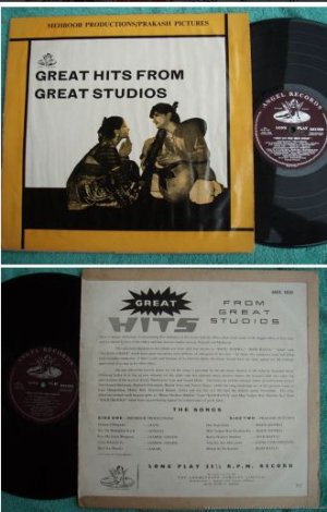 India Bollywood GREAT HITS from STUDIOS LP #5020 (161)