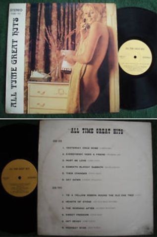 Black Sabbath Deep Purple Sexy Nude Cheesecake Asian LP #707(248)