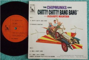 THE CHIPMUNKS Sing Chitty Bang Singapore EP #45011(698)
