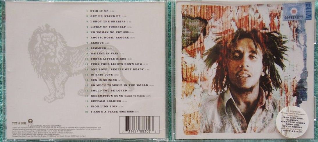 Best of BOB MARLEY & The Wailers Malaysia CD 8302 (22)