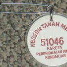 Malaya Tanah Melayu Bus/Teksi/Car Conductor badge-(Z1)