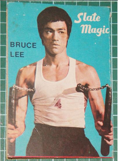 1970's Hong Kong BRUCE LEE magic slate-unusual-(Z1)