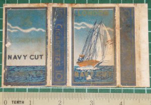 very old cigarettes pack-LONDON SHIP #13-(Z1)