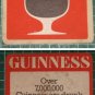 old Malaysia GUINNESS coasters Ship Glass etc x 3 (Z1)