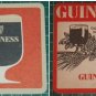 old Malaysia GUINNESS coasters Ship Glass etc x 3 (Z1)