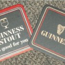 Malaysia GUINNESS STOUT is good for you 2 Coasters #C1- (Z1)