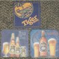 3 different Tiger Beer coasters #C-(Z1)