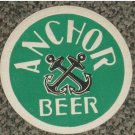 very old Anchor Beer Malaya Coaster #L-(Z1)