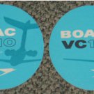 2 BOAC VC10 Airlines coasters #U-(Z1)