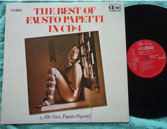 Japan Fausto Papetti CD4 SEXY NUDE GIRL Cheesecake LP #7099E (215)