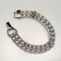 AVON Vintage Panther Link Bracelet Silvertone Fluid