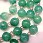 Bracelet Necklace Set Green Art Glass Lampwork Beads