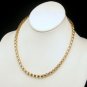 Vintage Necklace Classy Glittery Goldtone Open Links Choker