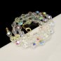 Gorgeous Vintage Aurora Boralis AB Crystal Beads Necklace