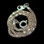 Vintage Dainty Pretty Bracelet Lovely Shiny Silvertone Panels Chain