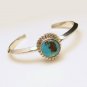Vintage Child Size Cuff Bangle Bracelet Southwestern Faux Turquoise Small