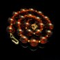 TRIFARI Chunky Cherry Amber Bakelite Beads Vintage Choker Necklace Statement