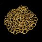 Vintage Necklace Chunky Thick Textured Goldtone Links Extra Long 45 inches