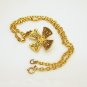 Vintage Maltese Cross Faux Pearl Pendant Necklace Mid Century Pretty Filigree Design
