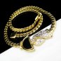 Vintage Necklace Mid Century Black Enamel Beaded Silvertone Pendant Thick Chain Very Classy