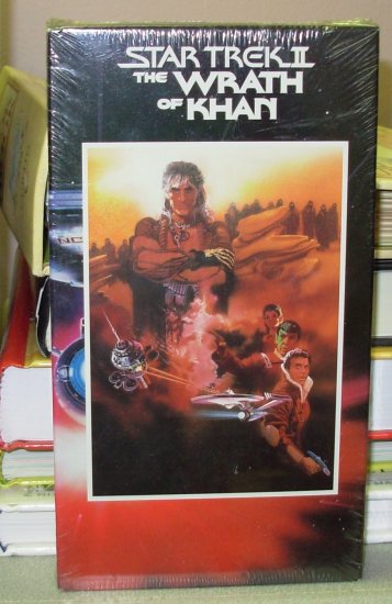 THE WRATH OF KHAN STAR TREK 2 VHS VIDEO MOVIE NEW IN ORIGINAL ...