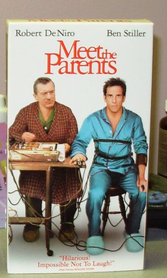 MEET THE PARENTS VHS STARRING BEN STILLER ROBERT DENIRO TERI POLO ...