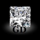 0.47 CT H SI2 Princess Certified Loose Diamond