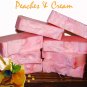 Peaches and Cream - Handmade All Natural Shea Butter Soap - 4.5 oz