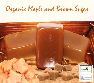 Organic Maple and Brown Sugar Soap - Natural Soap - 4.2 oz