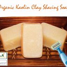 Organic Shaving Soap with Kaolin Clay - Green Apple Scented - 4.2 oz
