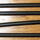 Acetal rod .250" dia 4pcs totaling 10' Delrin black plastic POM
