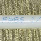 Nylon 101 type 6/6 1/2" 2pcs x 1ft natural white 13mm plastic