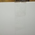 White Sintra 3mm 8pcs AS IS with tape 1/8" x 23-7/8 x 23-7/8 rigid PVC graphics sign board