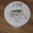 PTFE Teflon virgin grade 5.5" dia. rod 11-3/4" long plastic round pure