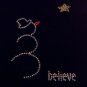 Snowman Believe Swarovski Tshirt